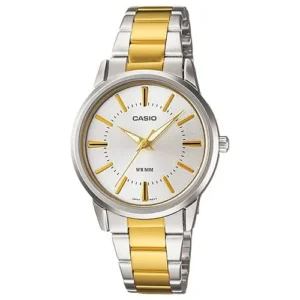 LTP-1303SG-7AVDF Casio Ladies Watch Silver Dial with Steel